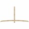 Ekena Millwork Bellingham Rough Sawn Timber Gable Bracket, Douglas Fir, 108"W x 58"H x 4"D x 4"F, 13/12 Pitch GBW108X58X0404BEL00RDF - alternate 1